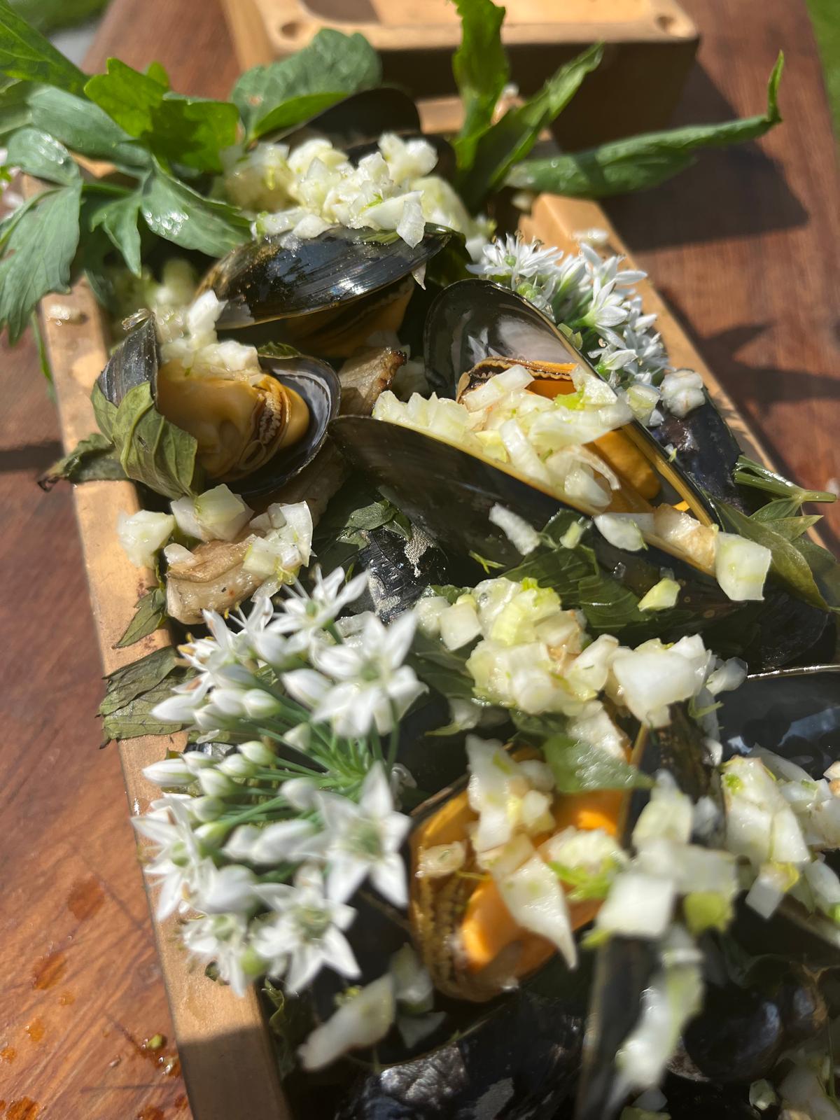 Mosselen in de Bricknic