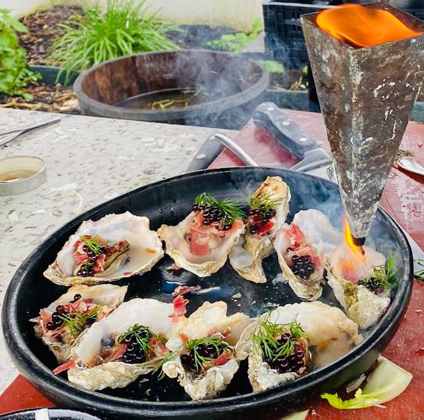 Oester Pata Negra / flambadou