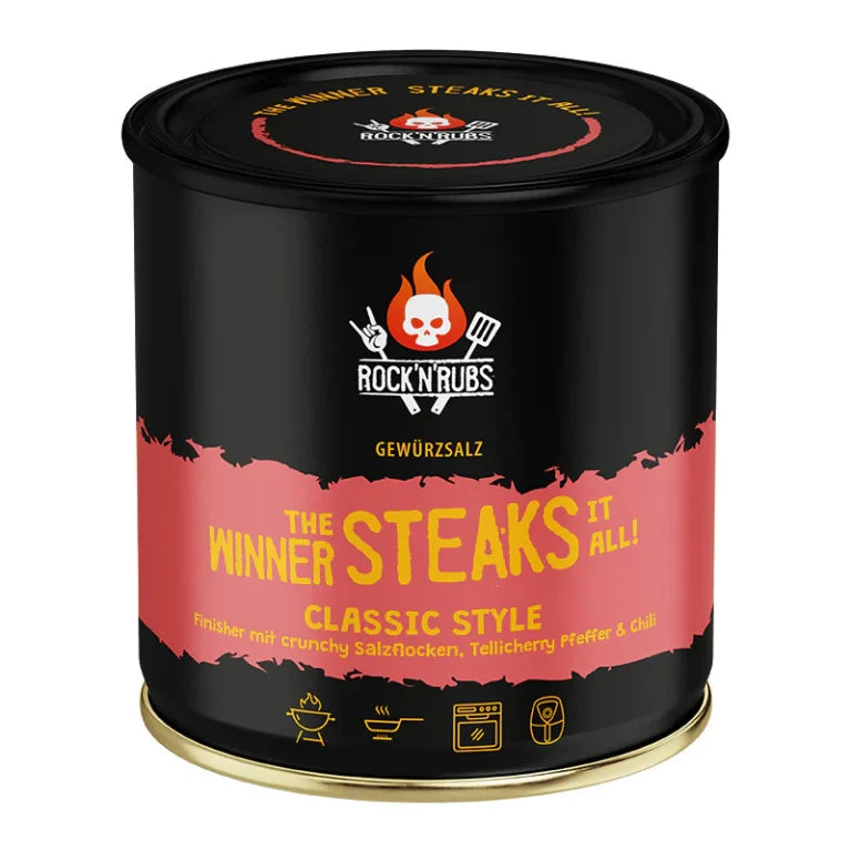 Kruiden Rock 'N Rubs The Winner Steaks it All Classic Style Rock'N Rubs