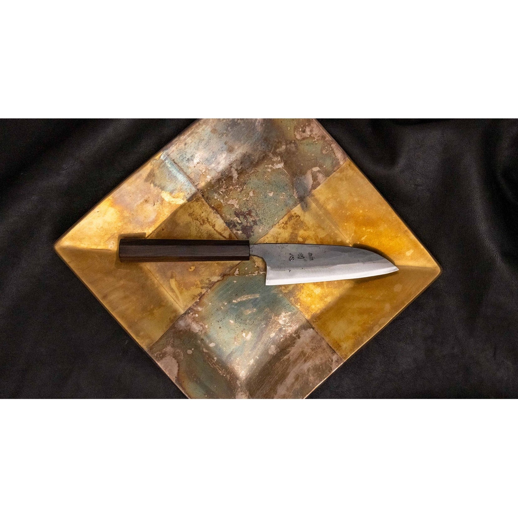 Kokugei Petty Aogami #1 Kuro-uchi 120mm Mes Braainest