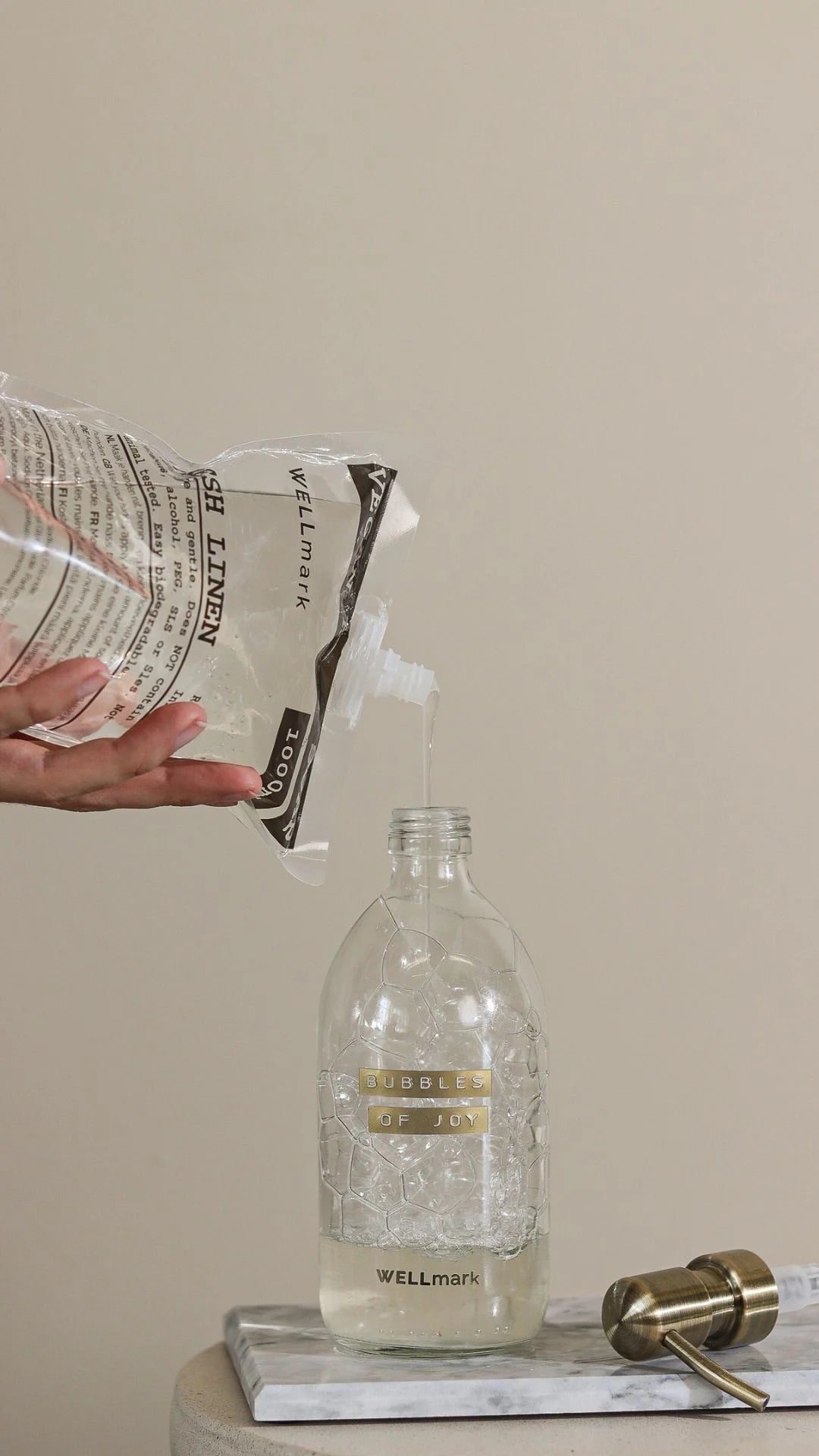 Wellmark Refill Handzeep Frisse Linnen 1L Wellmark