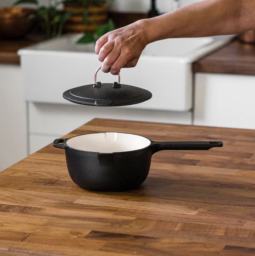 Barebones Saucepan: geëmailleerde steelpan Barebones