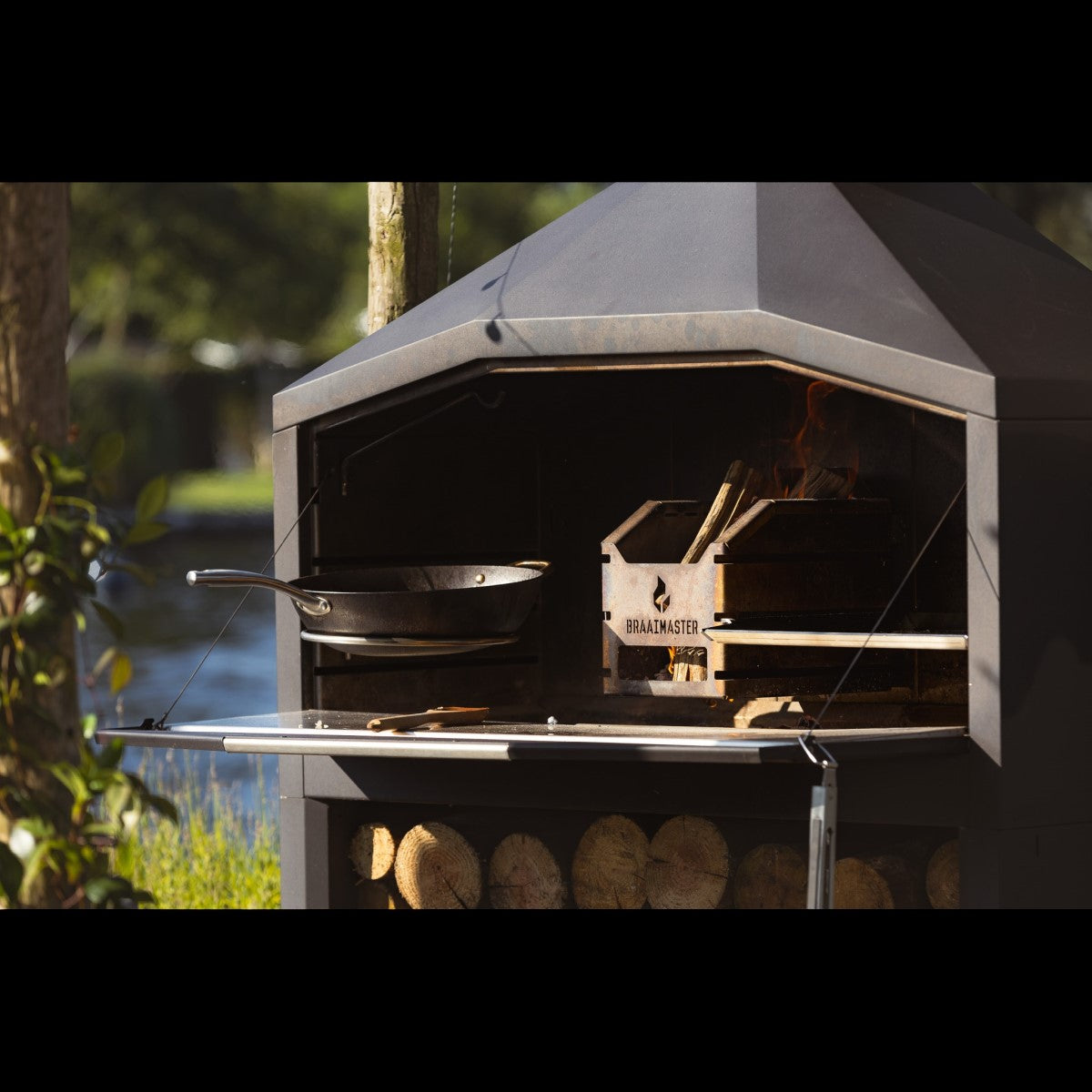 FS Duo black complete opstelling Braaimaster