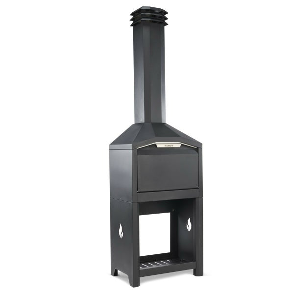 Braaimaster FS Single Black RVS Braaimaster