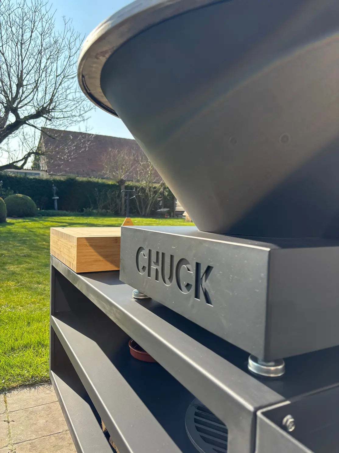 CHUCK Trolley Deluxe met Hakblok en Wielen Chuck