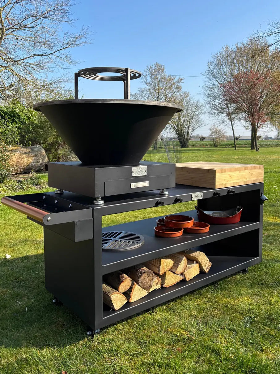 CHUCK Trolley Deluxe met Hakblok en Wielen Chuck