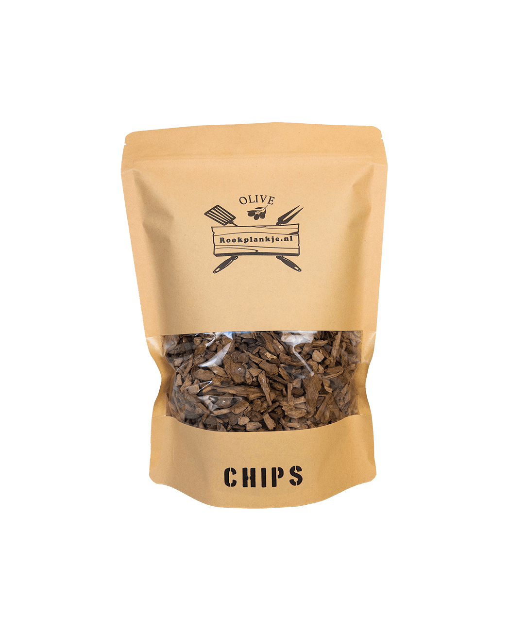 Olive rookchips 2L – milde kruidige BBQ smaak Rookplankje