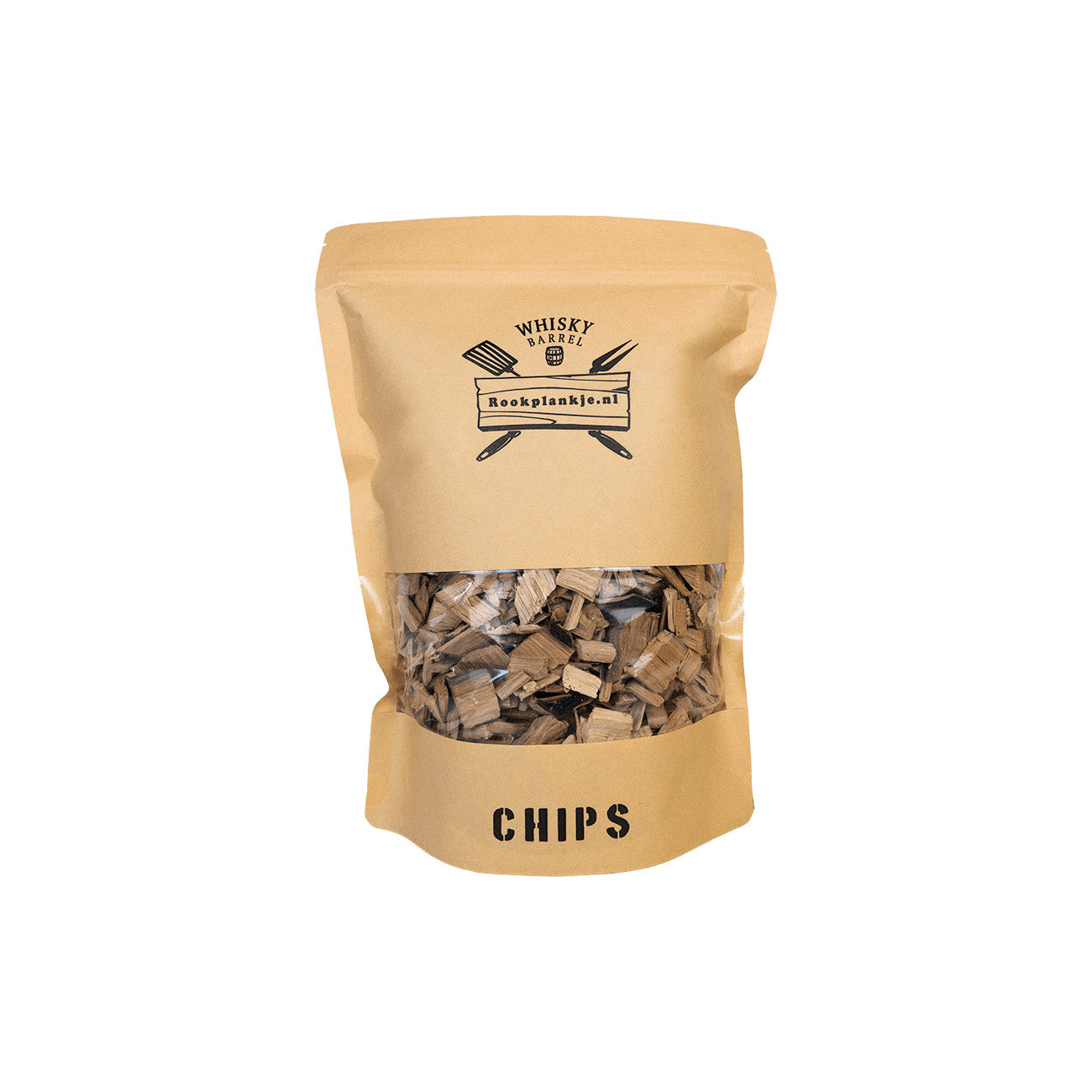 Rookplankje Whiskey barrel chips Rookplankje