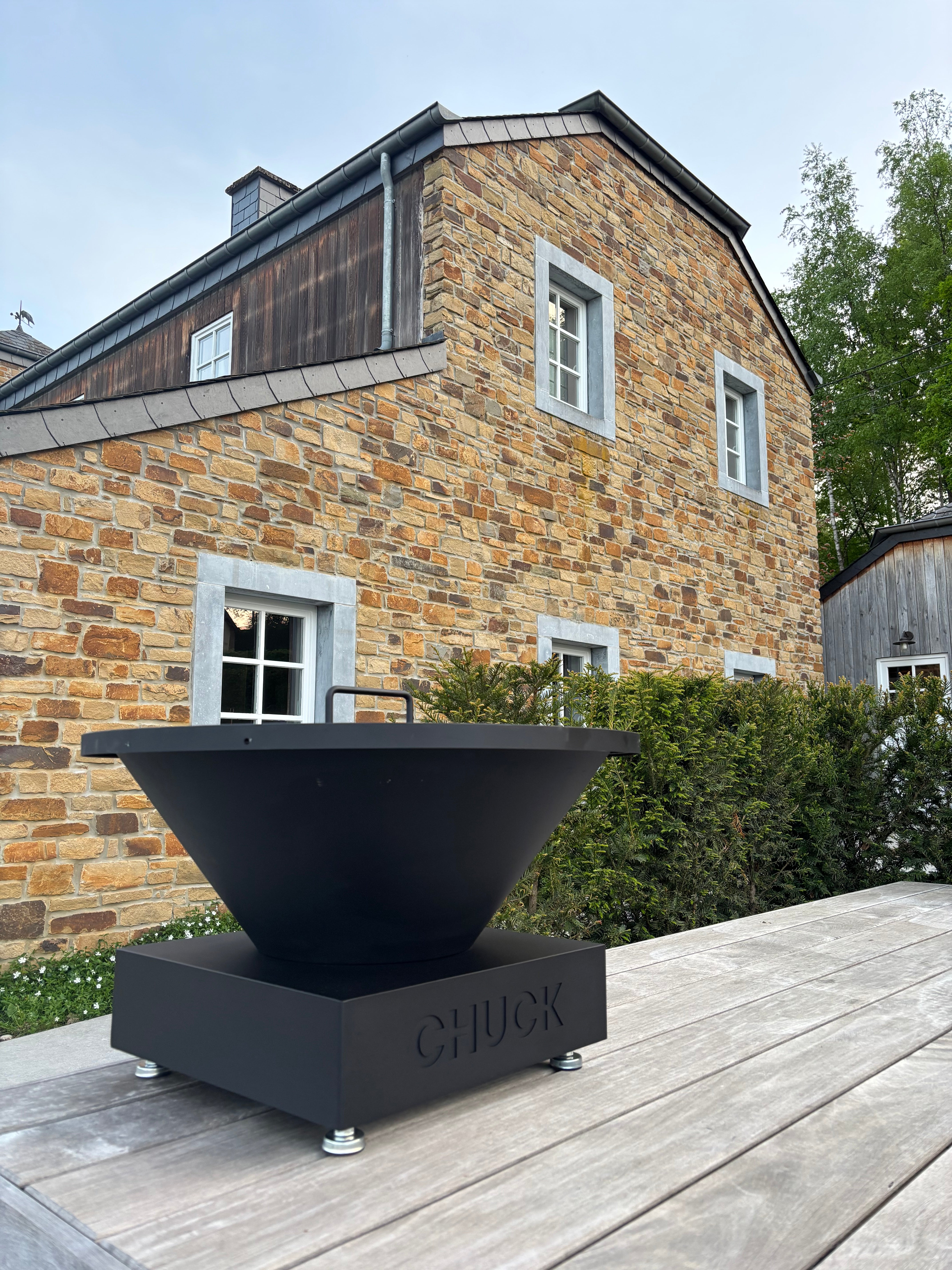 Chuck open-vuur plancha voor 2 of meer Chuck