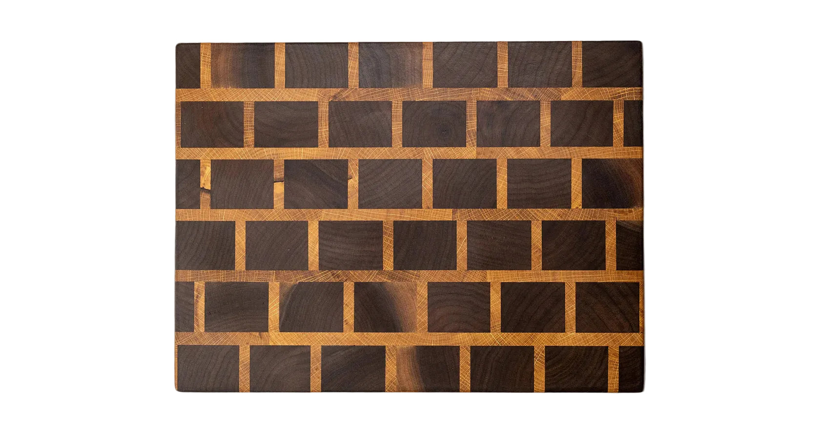 End Grain Snijplank Walnoot & Eikenhout 40x30 cm Braainest