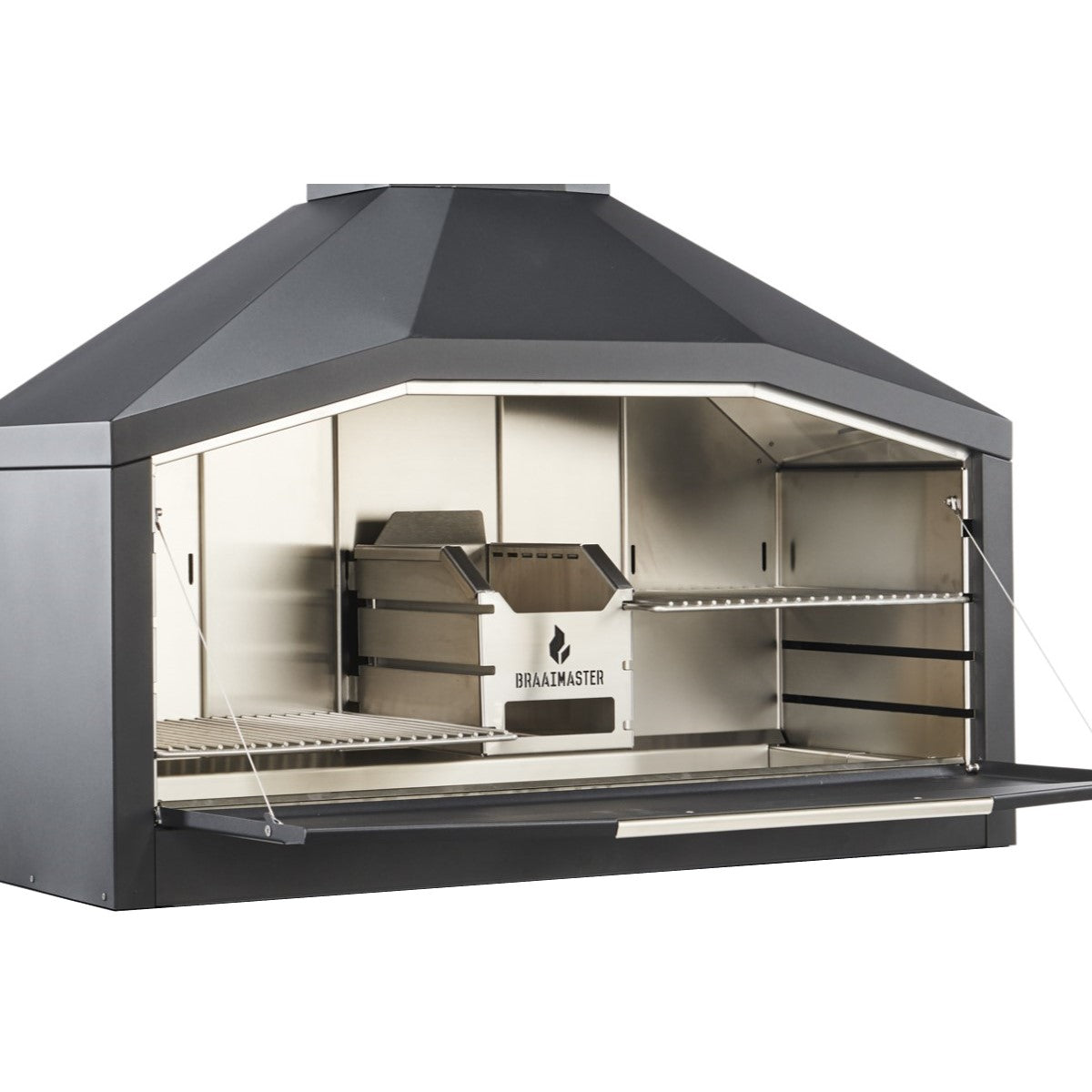 FS Duo black RVS zonder onderstel Braaimaster