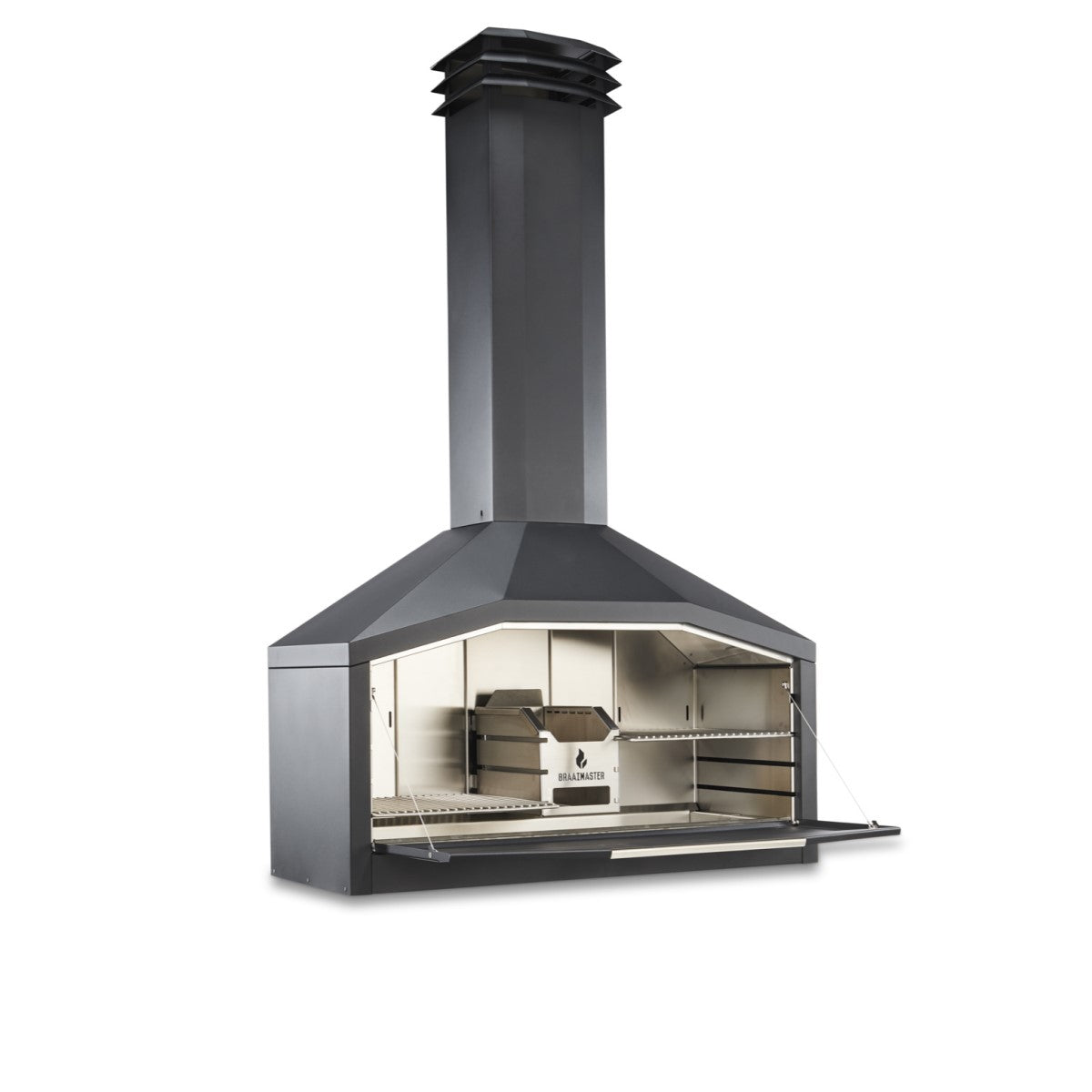 FS Duo black RVS zonder onderstel Braaimaster