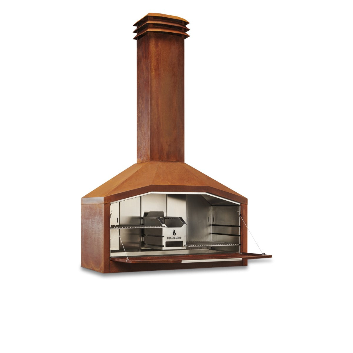 FS Duo corten zonder onderstel Braaimaster