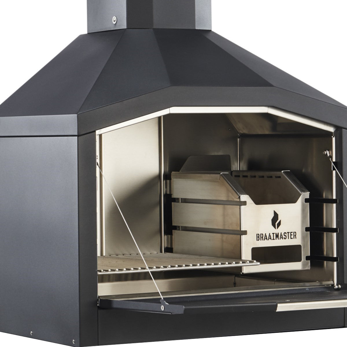 FS Single Black RVS zonder onderstel Braaimaster