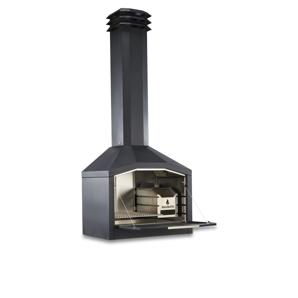 FS Single Black RVS zonder onderstel Braaimaster