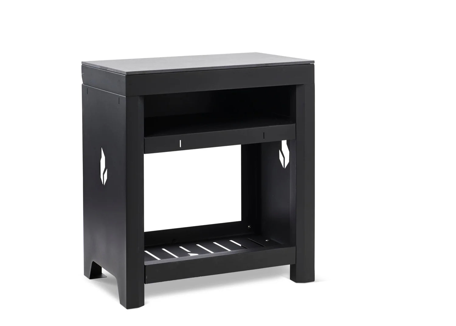 FS Single black complete opstelling Braaimaster