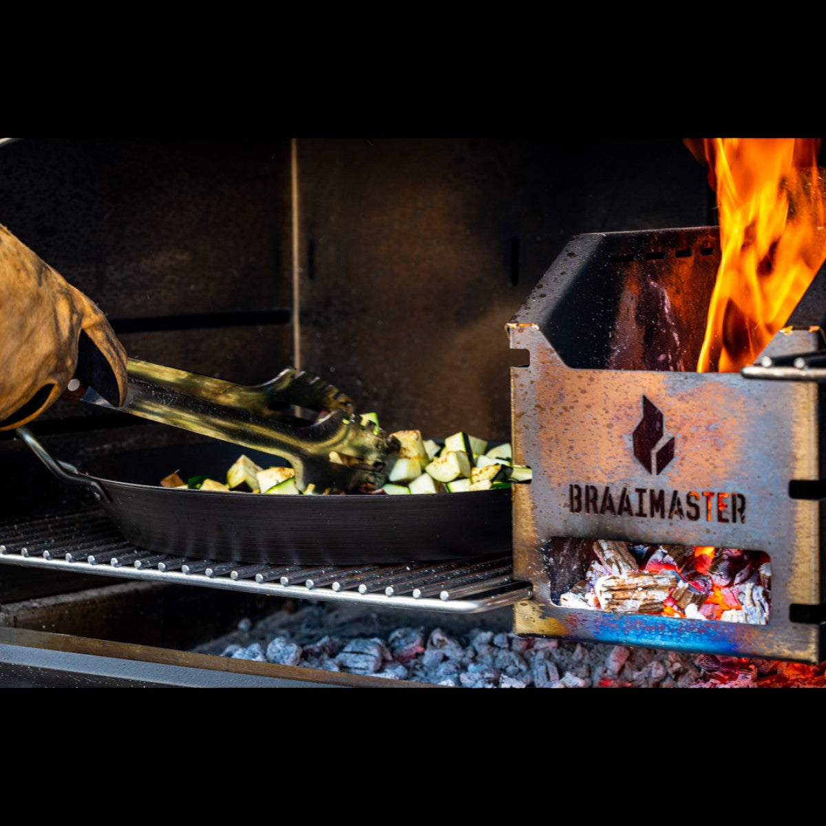 FS Single corten zonder onderstel Braaimaster