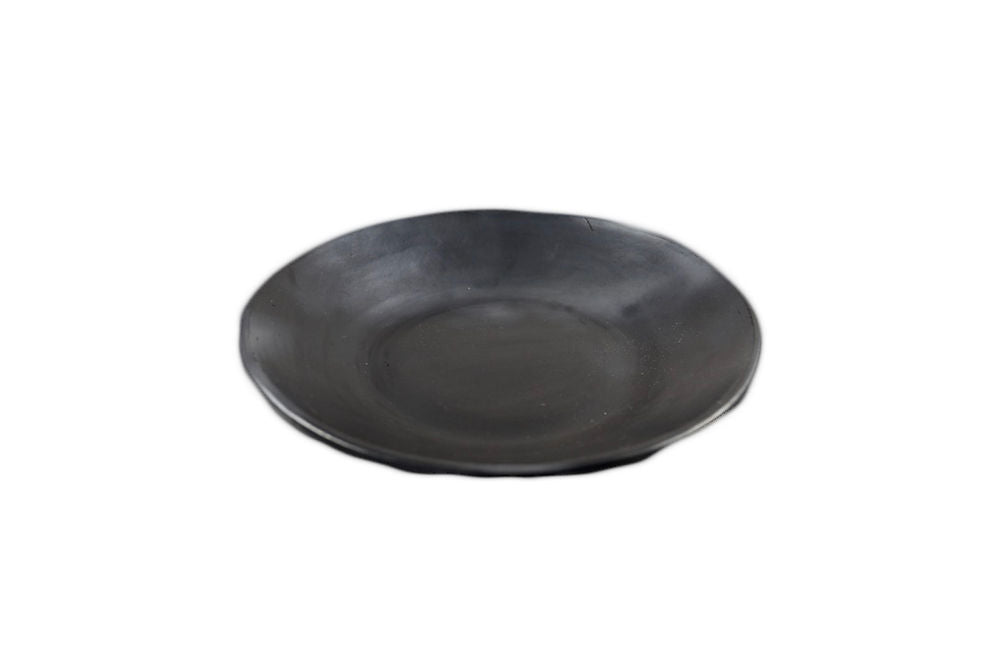 Flate Plate Black Pottery