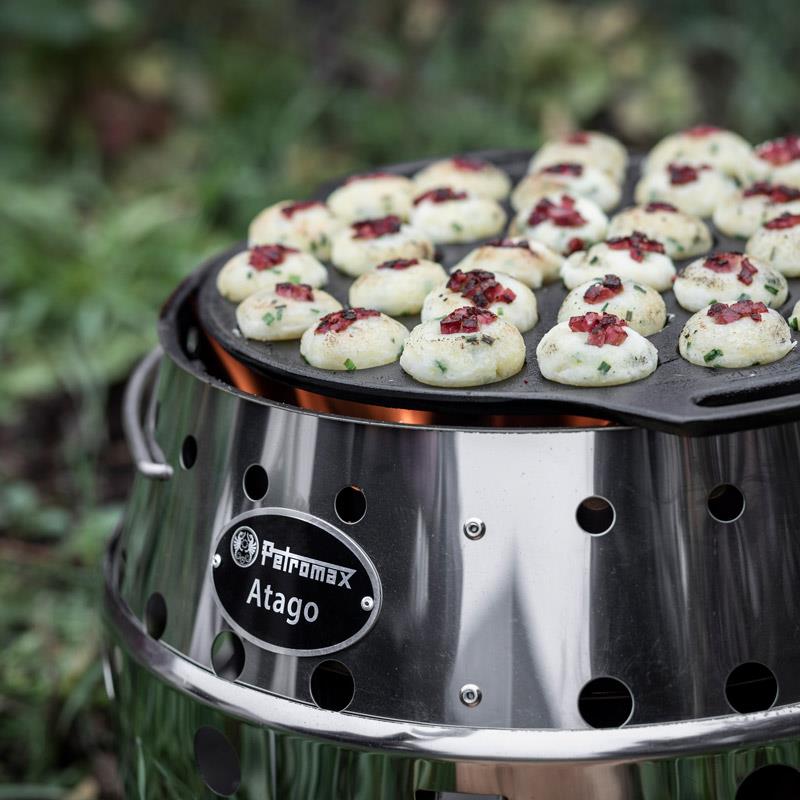 Gietijzeren Poffertjes Pan – 30 Poffertjes tegelijk Petromax