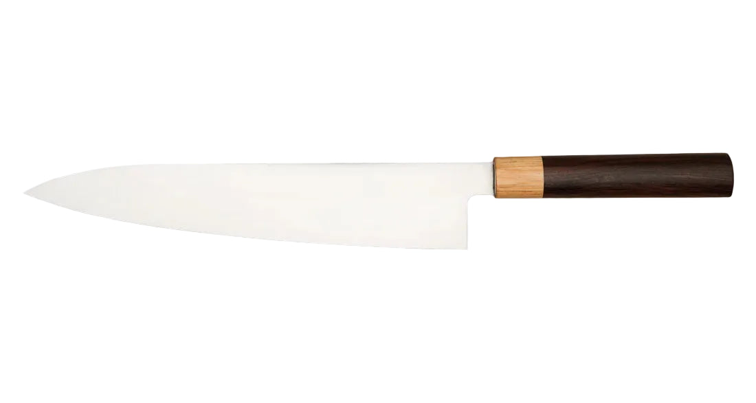 Gyuto-mes -Japanse variant traditionele Europese koksmes 270mm Braainest