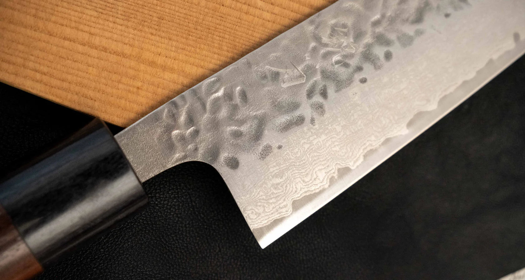 Hokiyama Bunka AUS-10 Damascus 170mm Mes Braainest