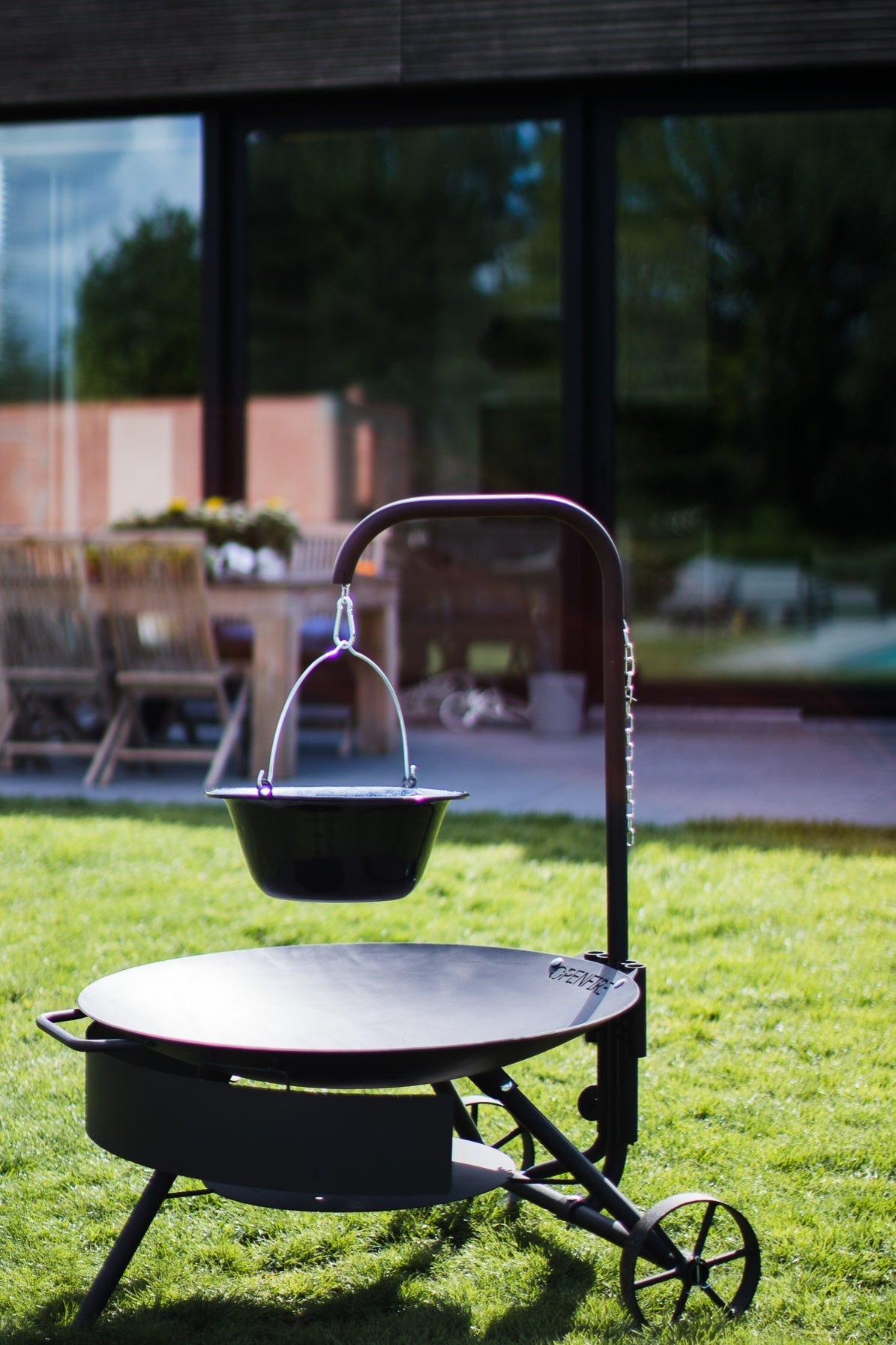 Houder en kookketel openfire OpenFire