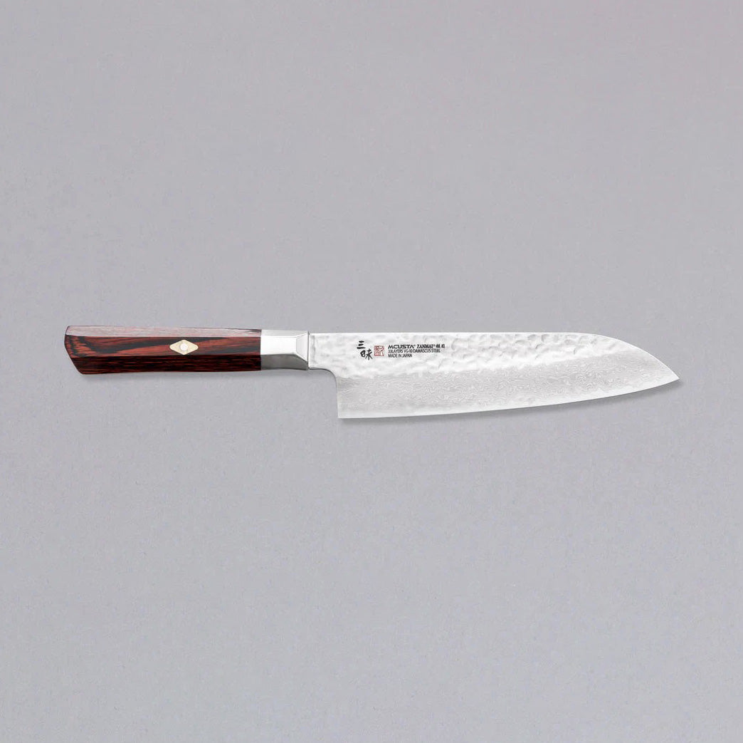 Japans Keukenmes Santoku Supreme Hammered 180mm Braainest