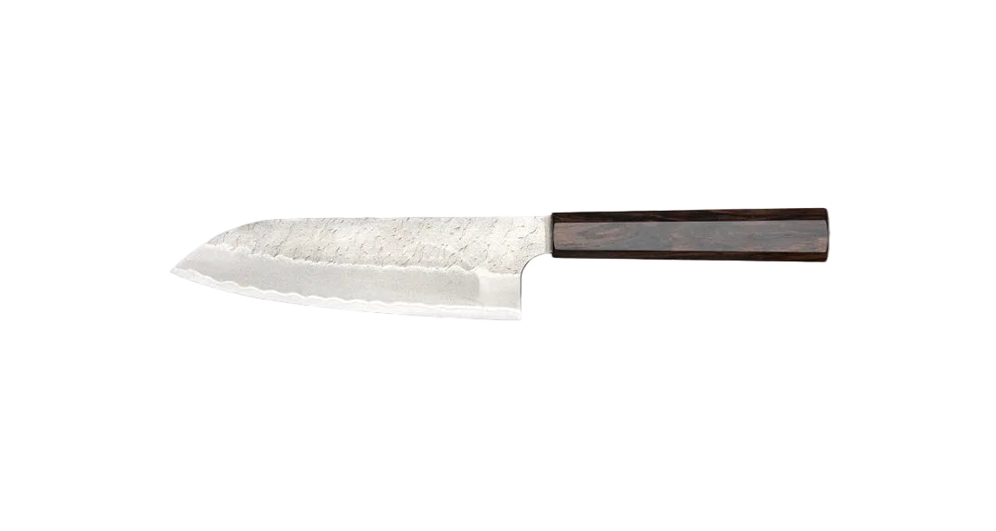 Japans mes Nigara Santoku Aogami Super 180mm Braainest