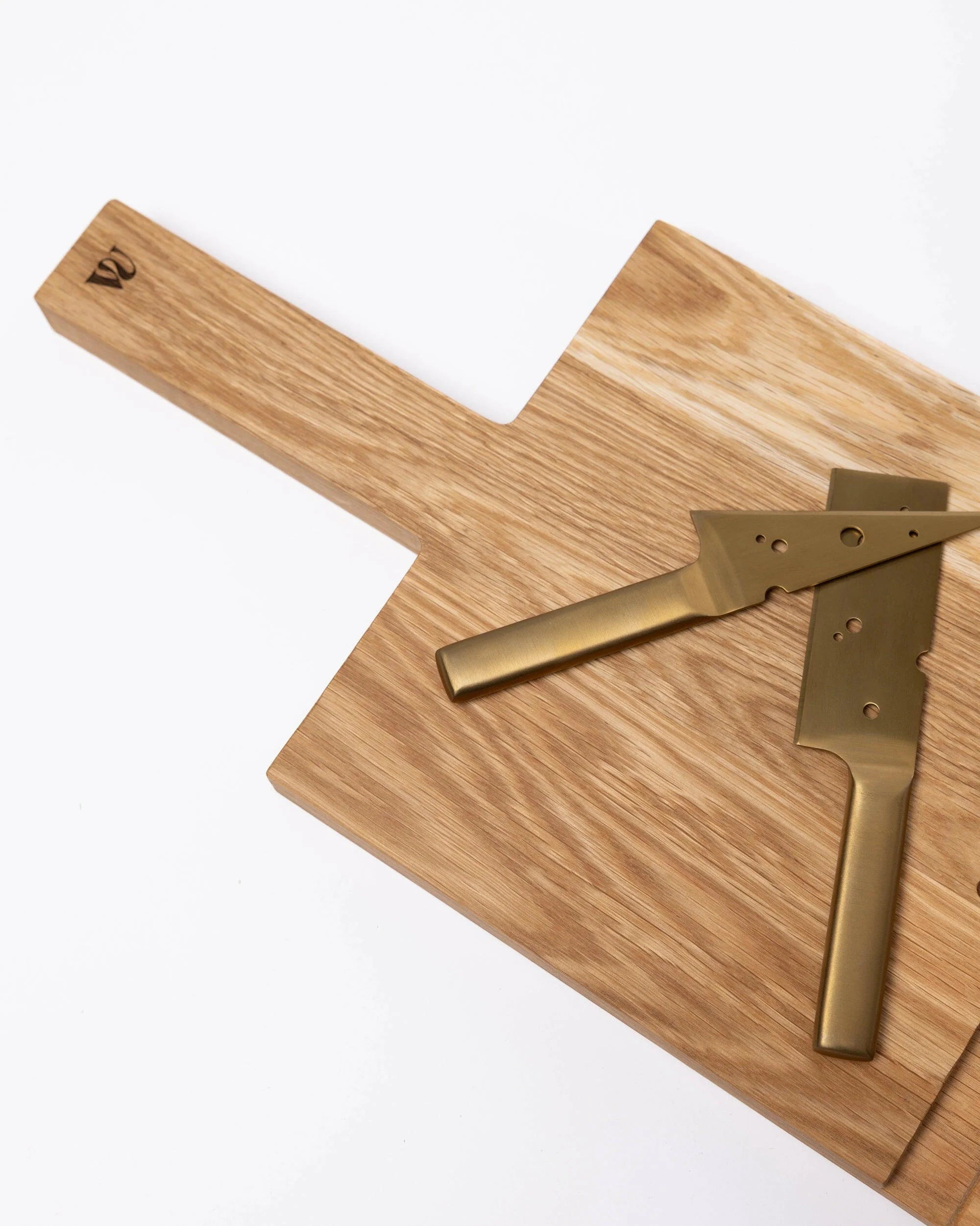 Kaasplank met Messen van Hout – Luxe Serveerplank Braainest
