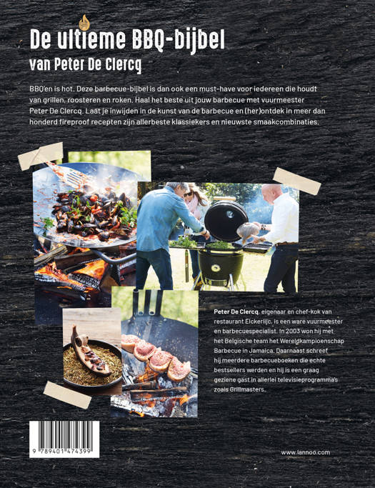 Kookboek BBQ & OUTDOOR Peter De Clercq Braainest
