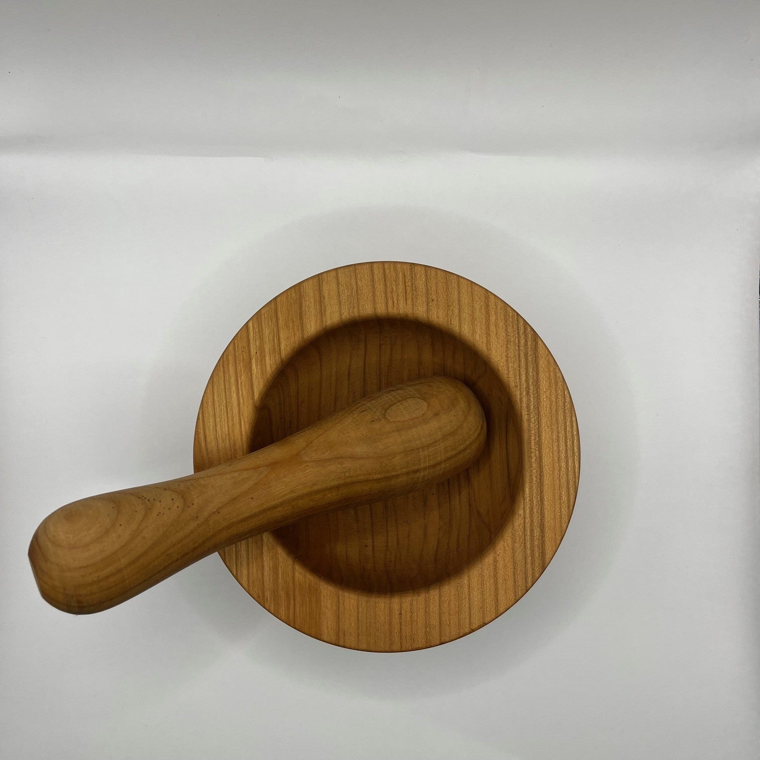 Houten kruiden Vijzel 16cm Diameter Braainest