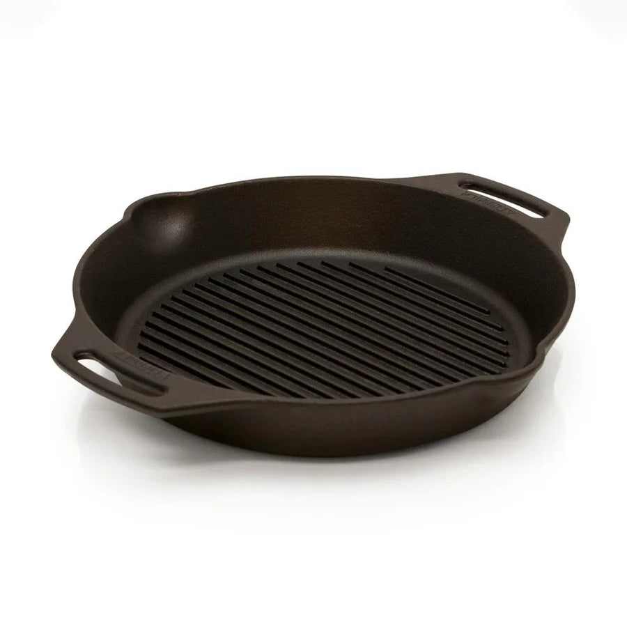 Petromax Gietijzeren grill skillet 2 handvaten 30cm Petromax