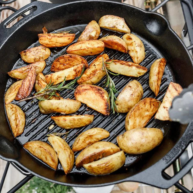 Petromax Gietijzeren grill skillet 2 handvaten 30cm Petromax