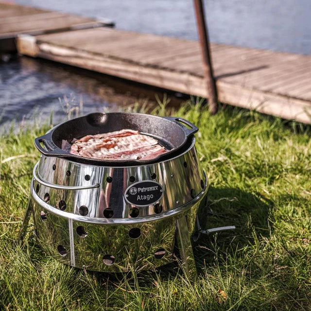 Petromax Gietijzeren grill skillet 2 handvaten 30cm Petromax