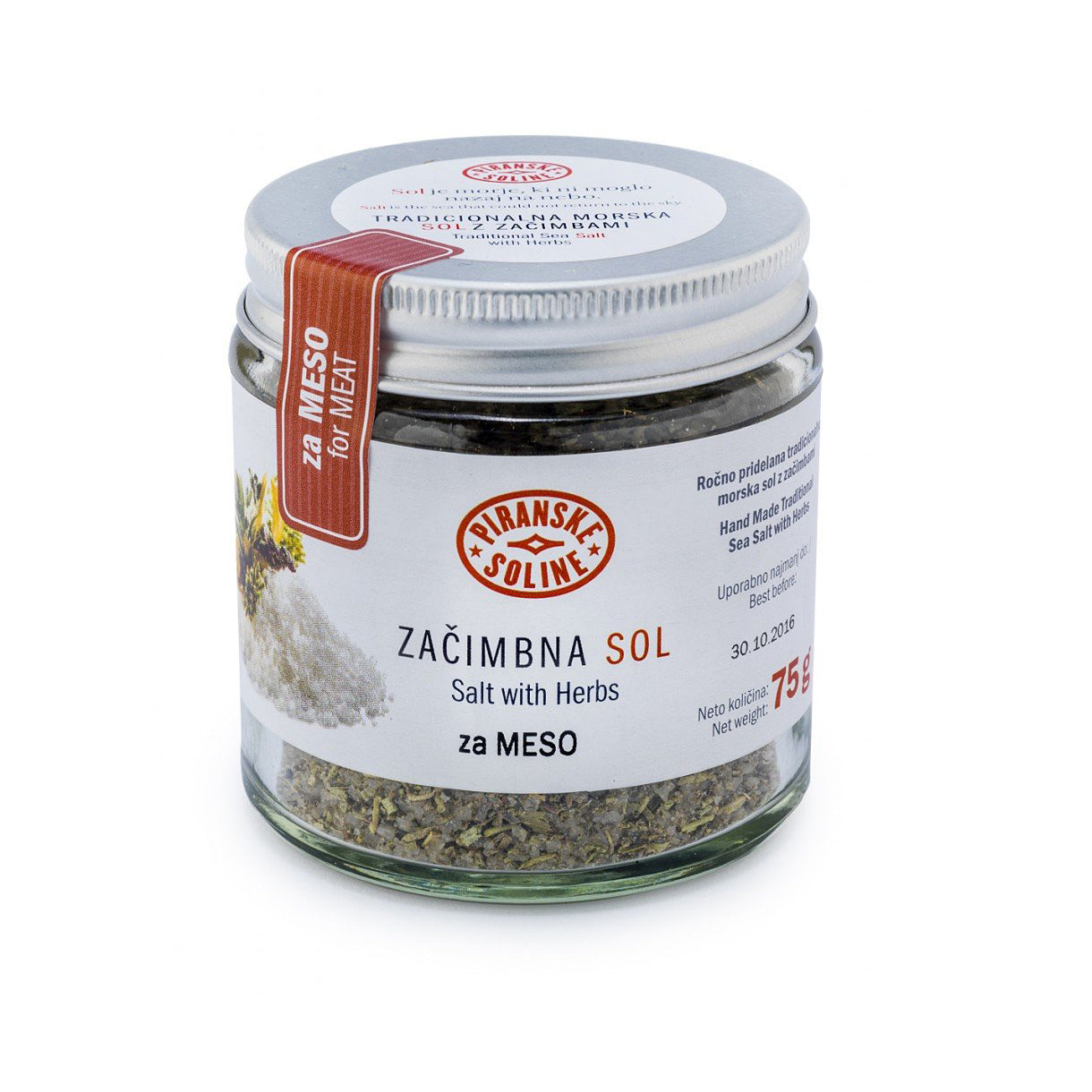 Salt with herbs for MEAT 75 gr Soline