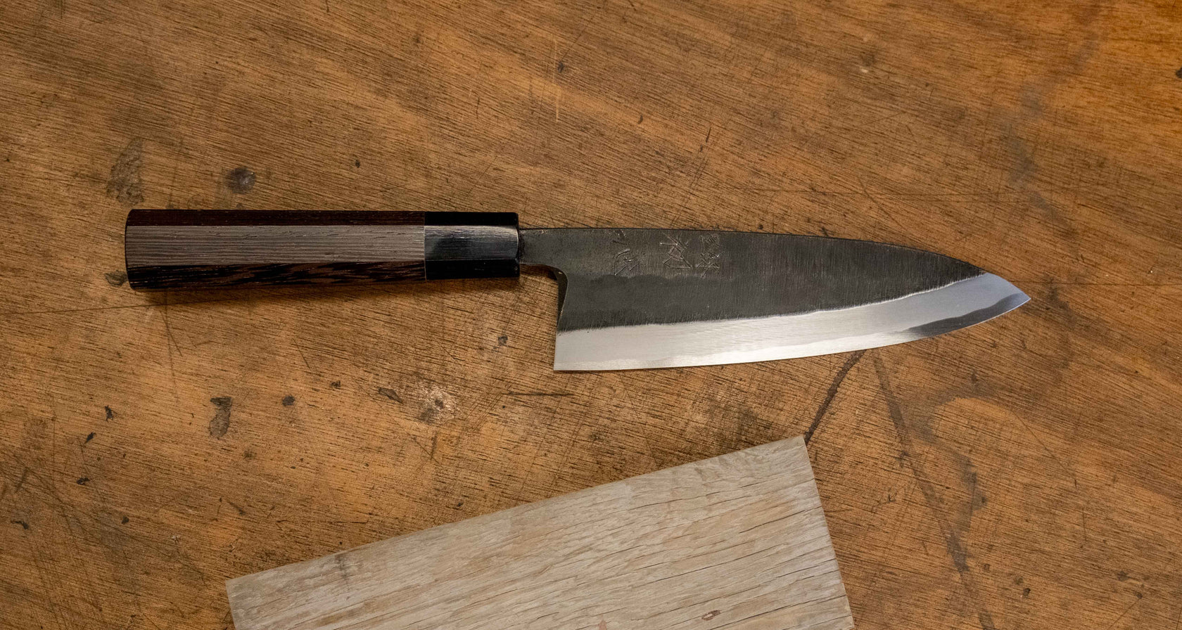 Shirasagi Deba 180mm Aogami #2 Japans Mes Braainest