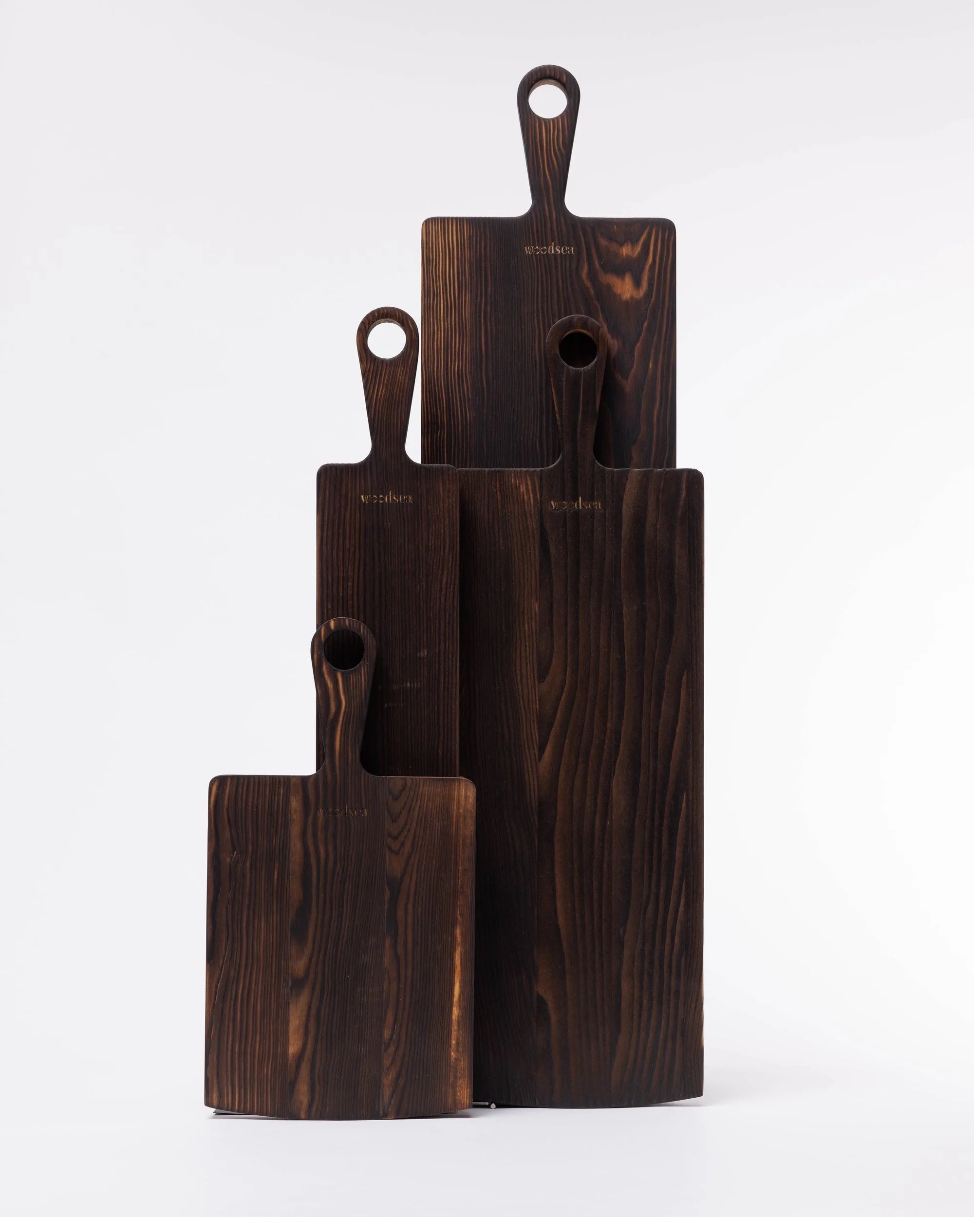 Burned Pine Snijplank van Grenenhout – Handgemaakt Braainest