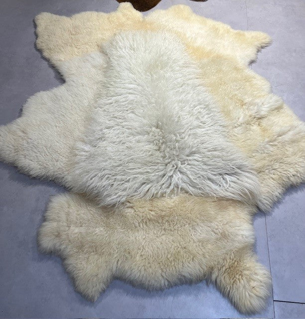Vloerkleed schaapsvacht met de hand gemaakt My Store