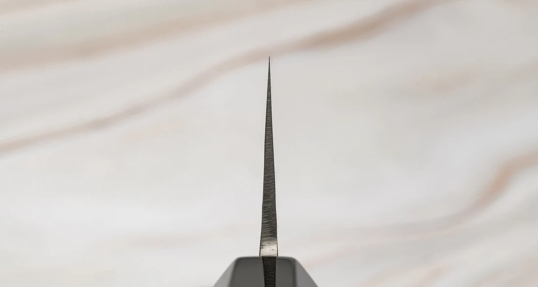 Tadafusa Santoku Mes – SLD Hammered 165mm Japans Mes Braainest