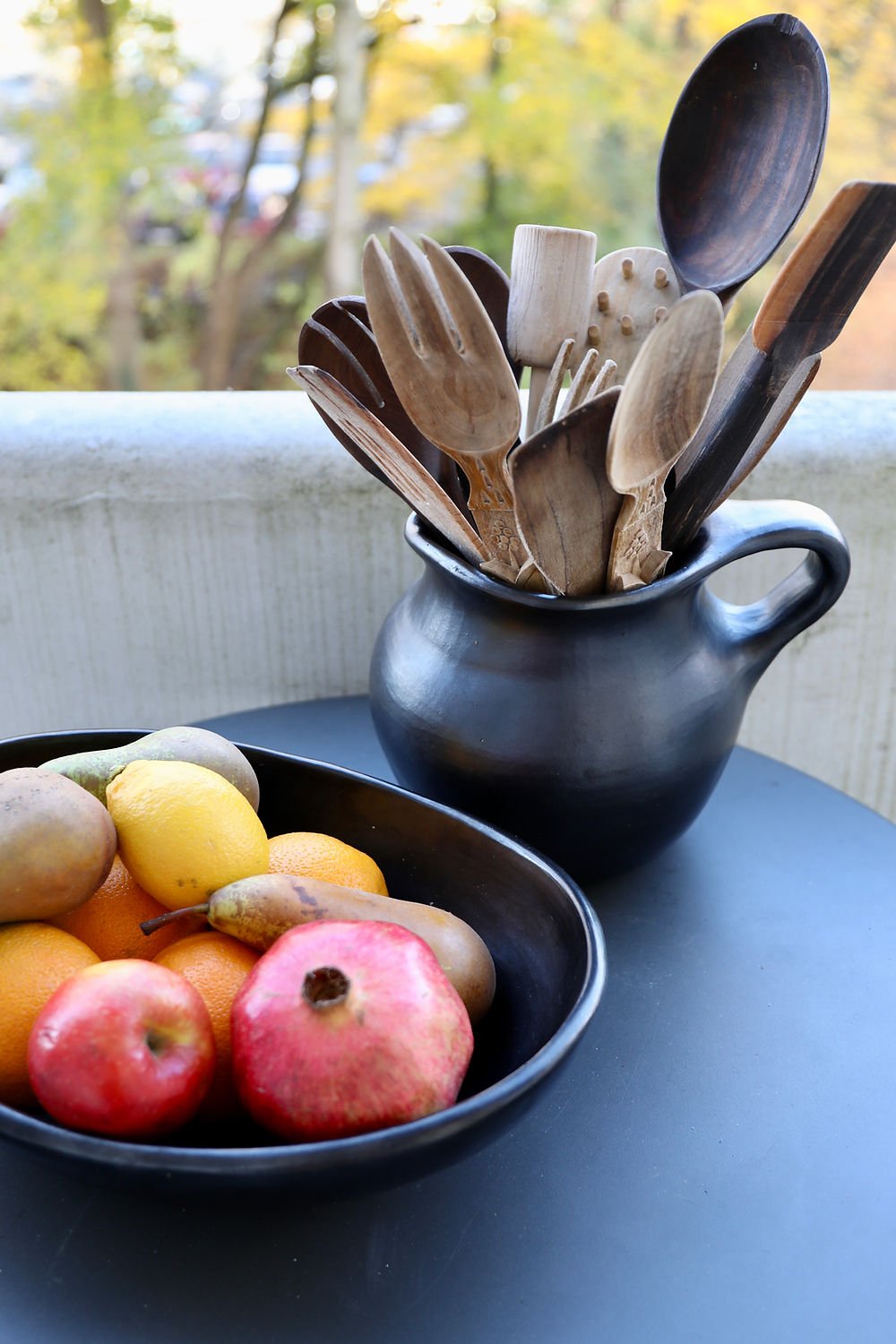 Water Jug Black Pottery