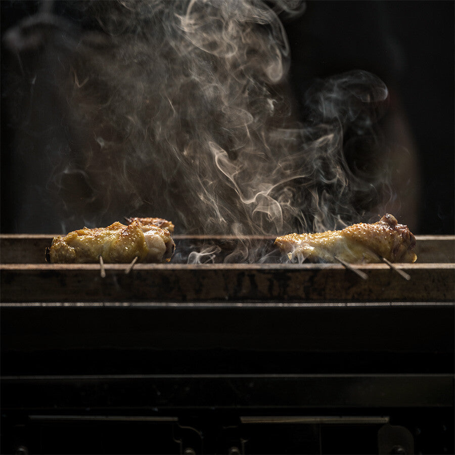 YAKINIKU Shichirin Rectangle Keramiek RVS LARGE Yakiniku