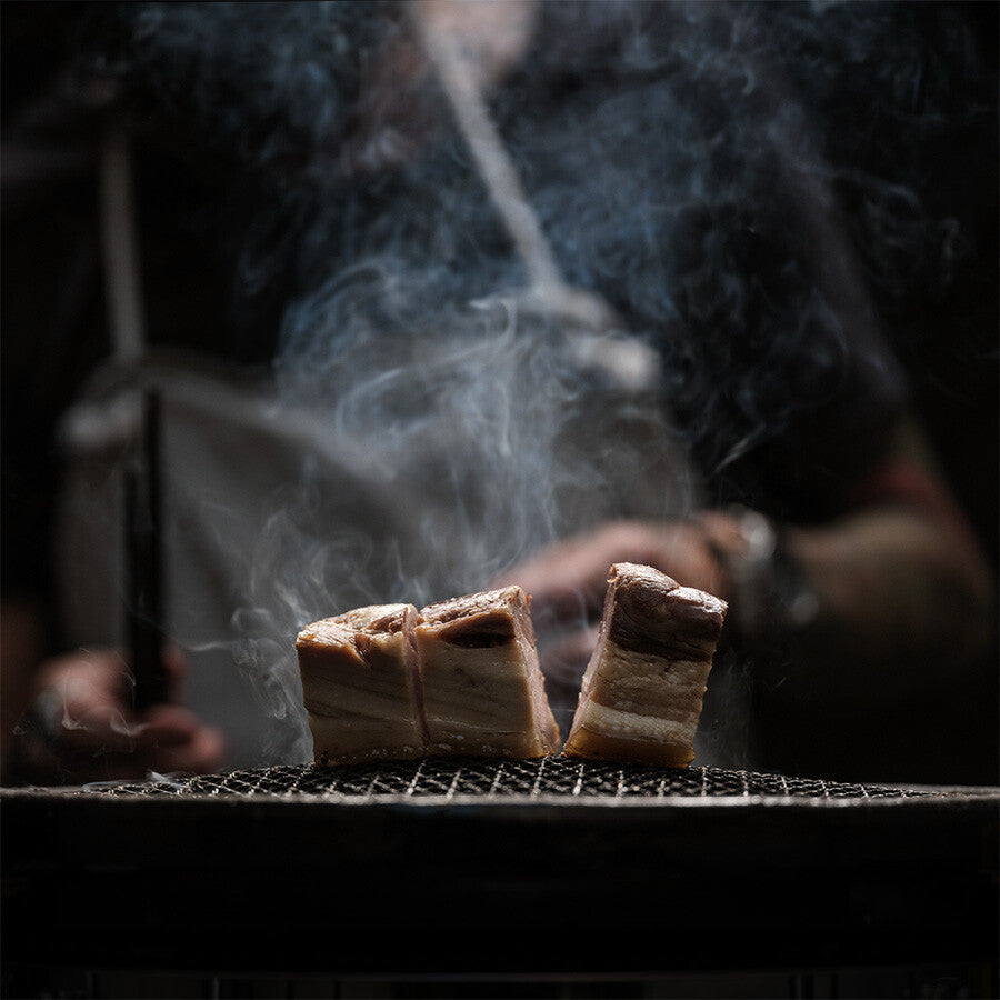 YAKINIKU Shichirin Round keramiek rvs MINI Yakiniku