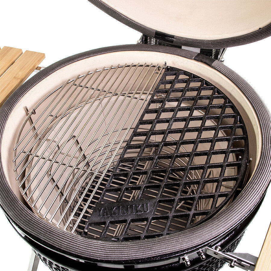 19” YAKINIKU HALF gietijzeren rooster meatmarker LARGE Yakiniku