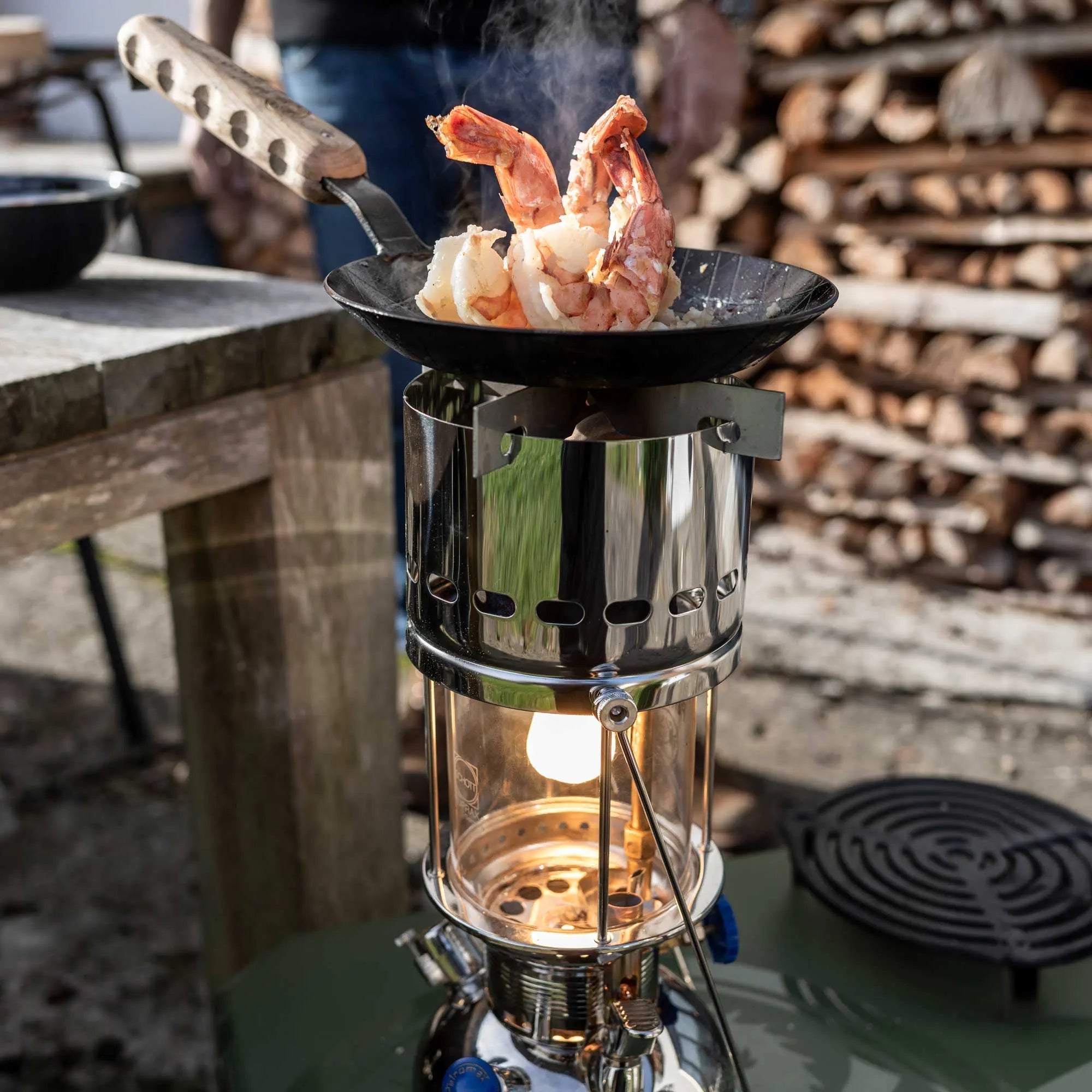 Petromax Olielantaarn HK500 Chroom Petromax