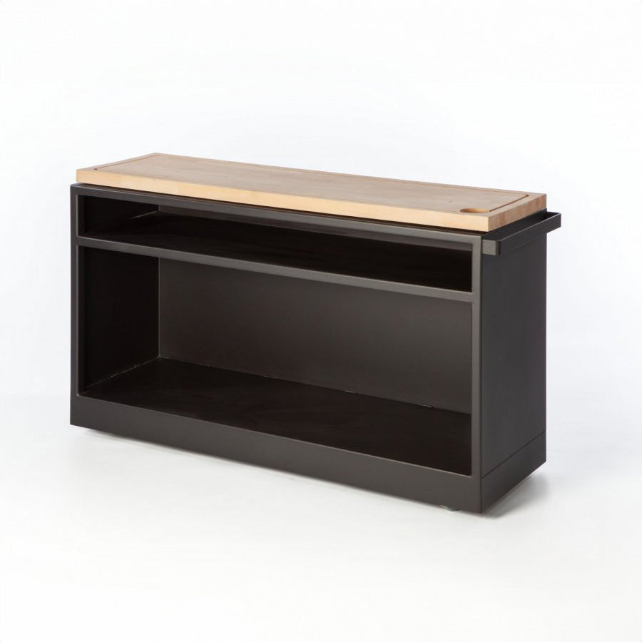 Caspero Design Butcher block zwart 135cm met snijplank 135cm Caspero Design