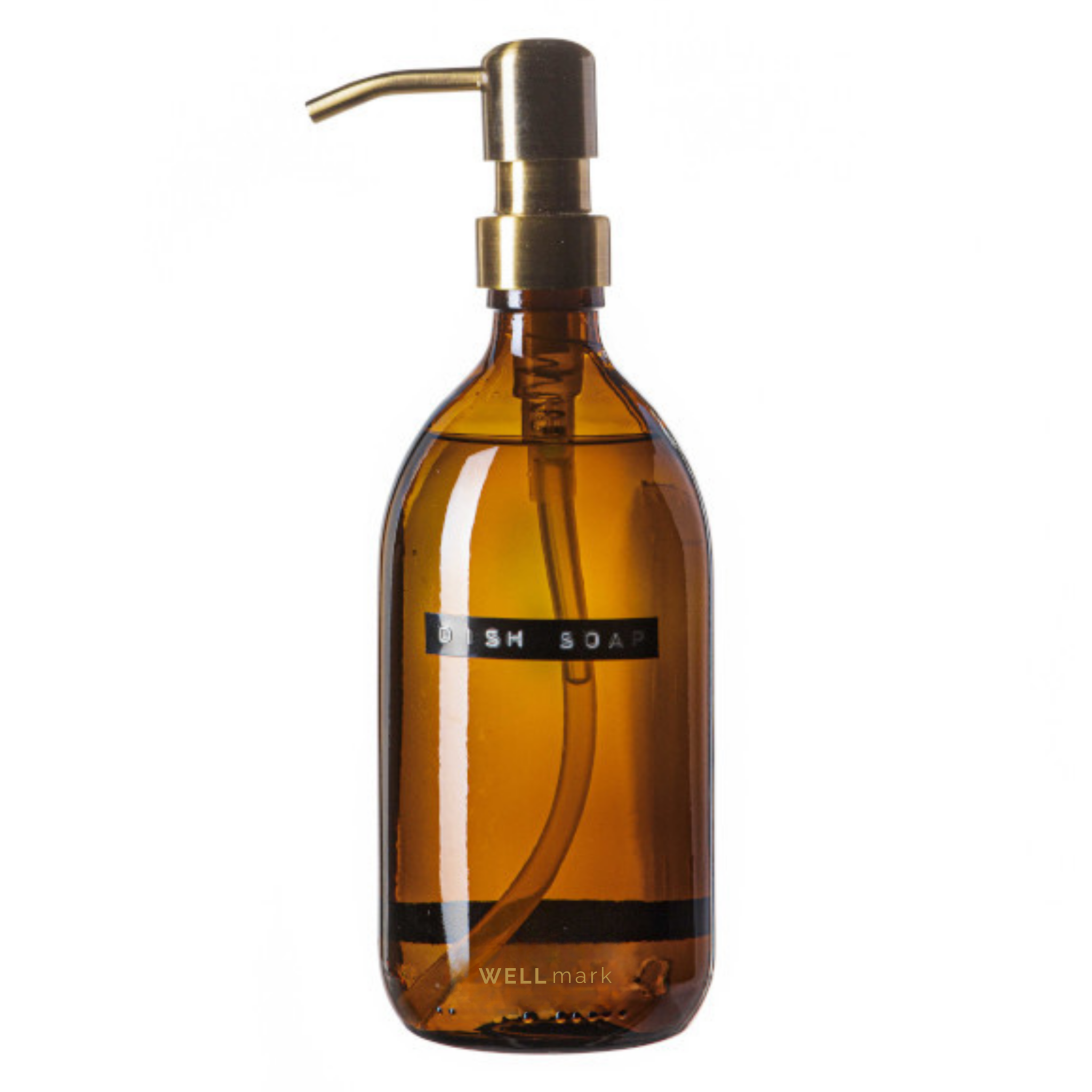 Wellmark Dish Soap Amber/Brass Bamboo 500ml Wellmark