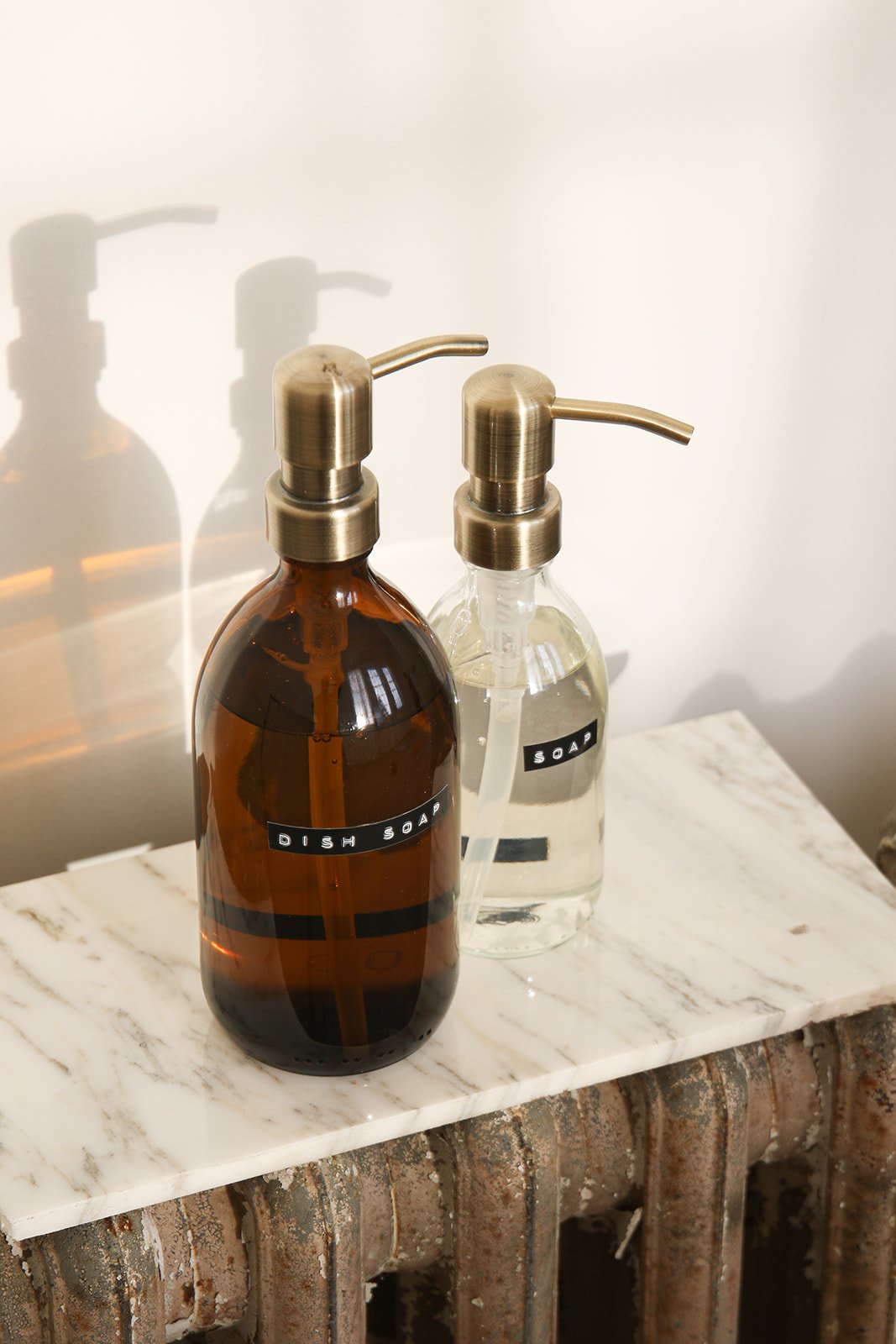 Wellmark Dish Soap Amber/Brass Bamboo 500ml Wellmark