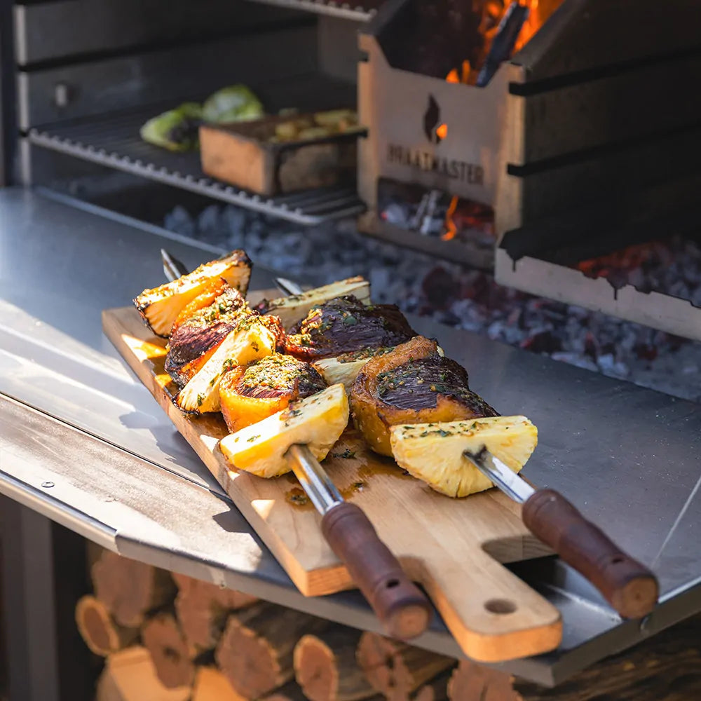 Braaimaster deur inleg Duo RVS werkblad accessoire Braaimaster