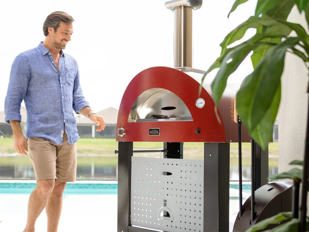 Alfa Ovenonderstellen voor Pizzaovens Buiten Alfa Forni