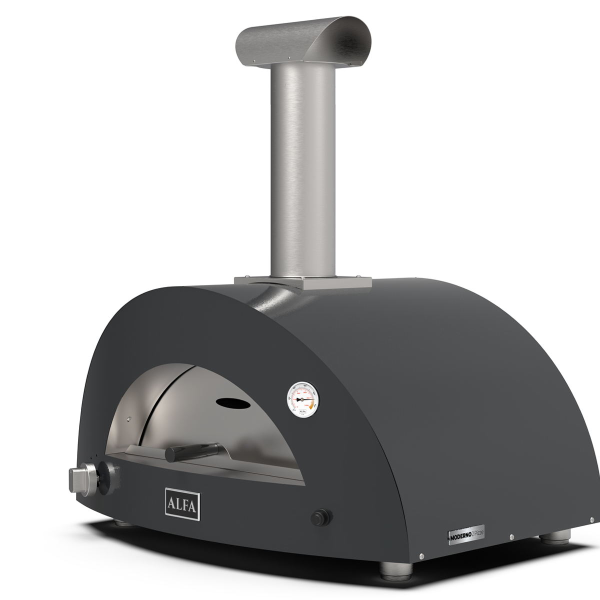 Alfa Forno 3 Pizze Pizza Oven Hybride Buiten - MODERNO Alfa Forni